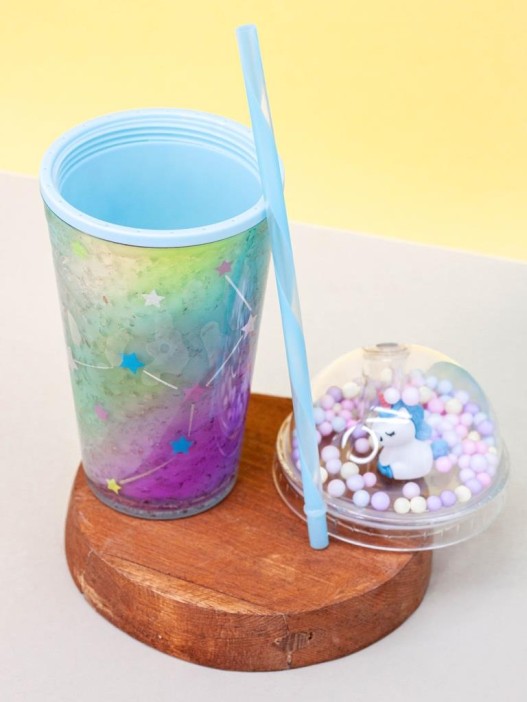 Тамблер iLikeGift &quot;Unicorn star&quot;, blue (450 ml) 