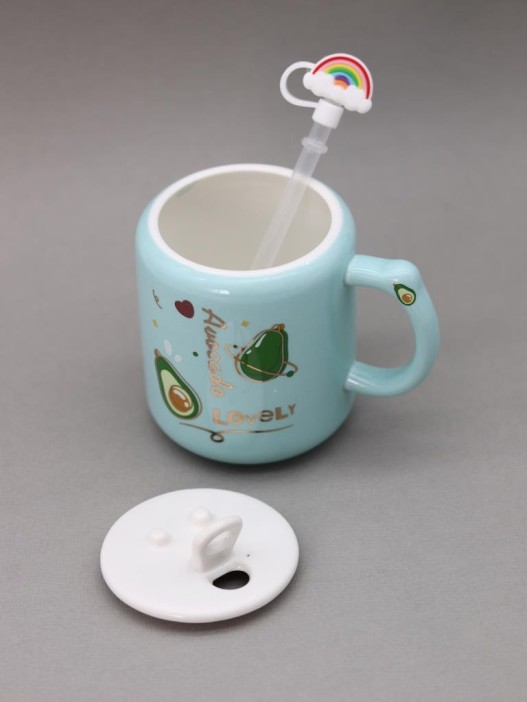Кружка «Lovely avocado», blue (400 ml) 
