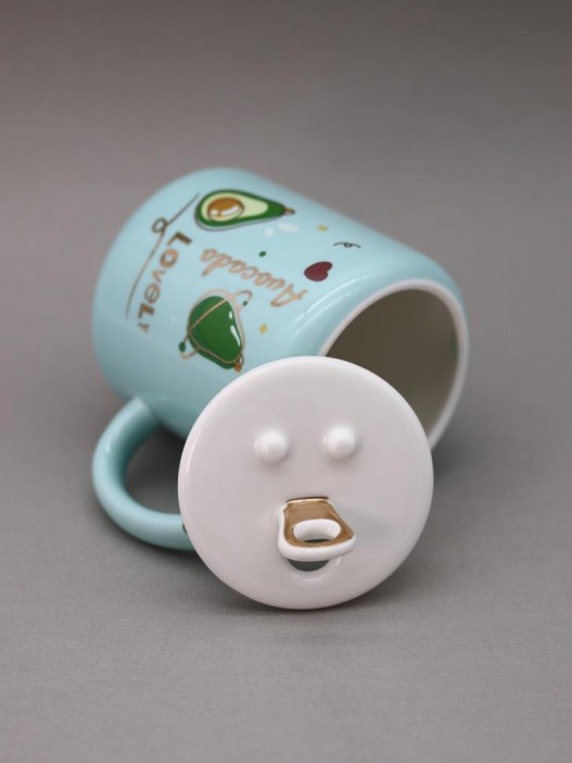 Кружка «Lovely avocado», blue (400 ml) 