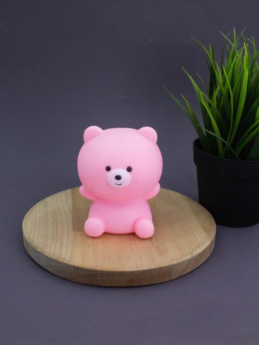 Ночник iLikeGift &quot;Lucky bear&quot;, pink (8*10.5 см) 