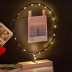 Фоторамка с прищепкой для фото и светодиодами «Circle loft» 