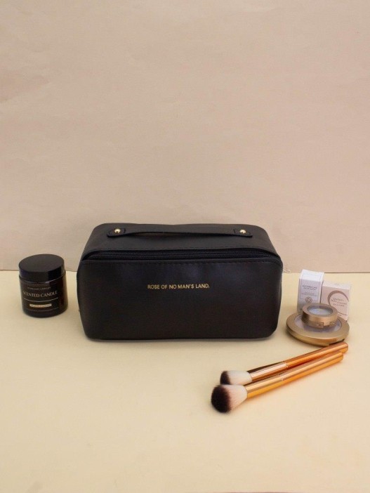 Сумка - органайзер из экокожи &quot;Rose of no man&#039;s land&quot; black, 22*11*11 см 