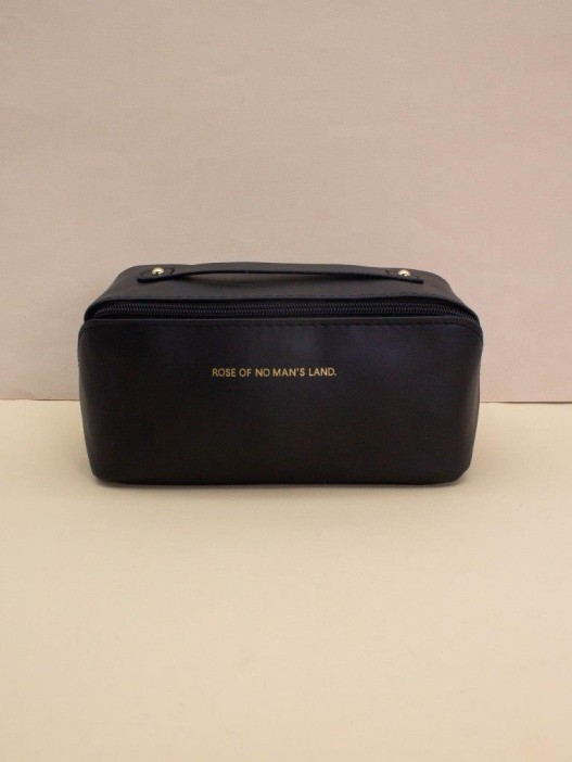 Сумка - органайзер из экокожи &quot;Rose of no man&#039;s land&quot; black, 22*11*11 см 