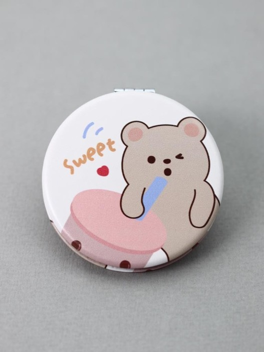 Зеркало &quot;Sweet cocktail round&quot;, yellow 