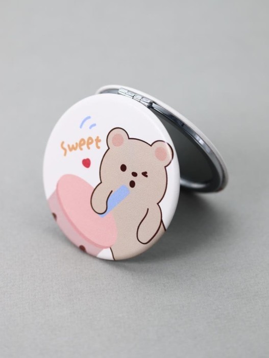 Зеркало &quot;Sweet cocktail round&quot;, yellow 