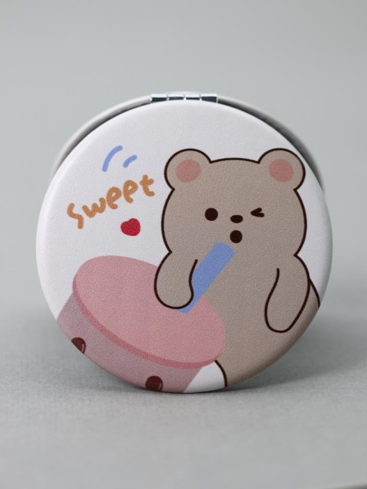 Зеркало &quot;Sweet cocktail round&quot;, yellow 