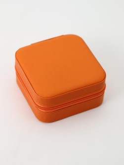 Шкатулка "Квадратная классика", оранжевая