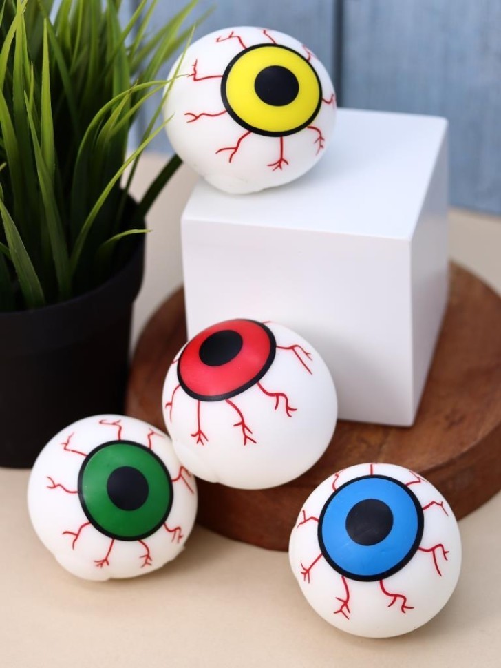 Мялка - антистресс «Squeeze eye», green