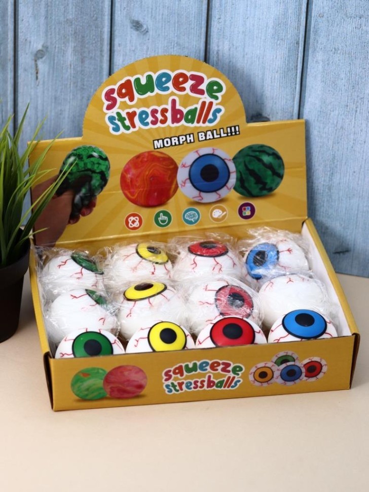 Мялка - антистресс «Squeeze eye», green