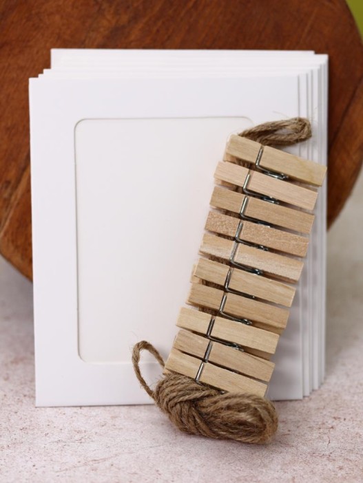 Крафтовые фоторамки «Classic», white, 9.4*11.4 см 