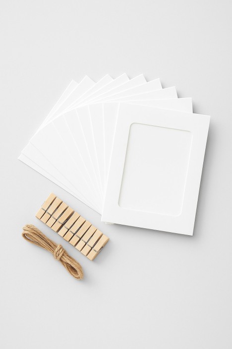 Крафтовые фоторамки «Classic», white, 9.4*11.4 см 