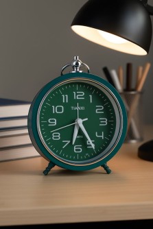Часы-будильник «Loft», green