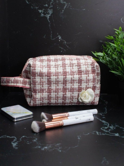 Косметичка &quot;Style flower&quot;, pink (15х20х10 см) 