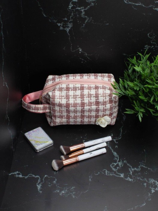 Косметичка &quot;Style flower&quot;, pink (15х20х10 см) 