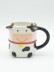 Кружка керамическая «Round cow», black 