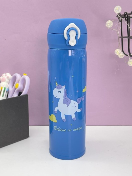 Термос «Lovely unicorn», blue mix (500 ml) 