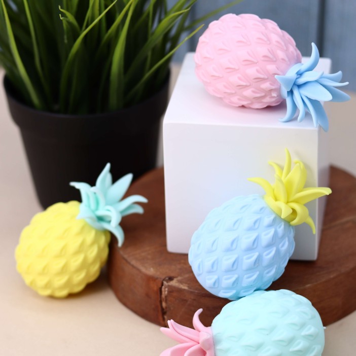 Мялка - антистресс «Ананас», шоу-бокс 12 шт. 