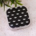 Контейнер для линз "Symbol Crowns", black 