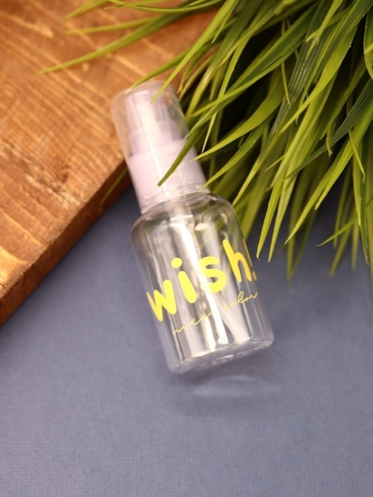 Дорожная бутылочка "Загадывай желание!", фиолетовая (50мл) 