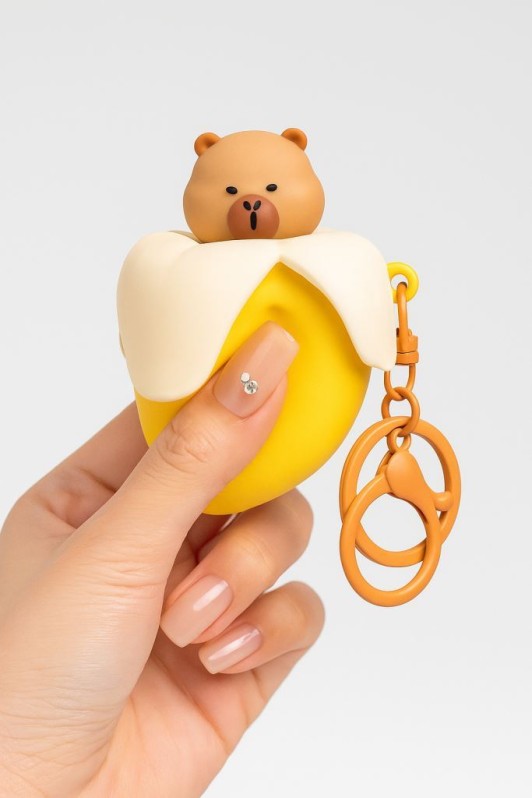 Брелок-мялка «Capybanana», yellow 