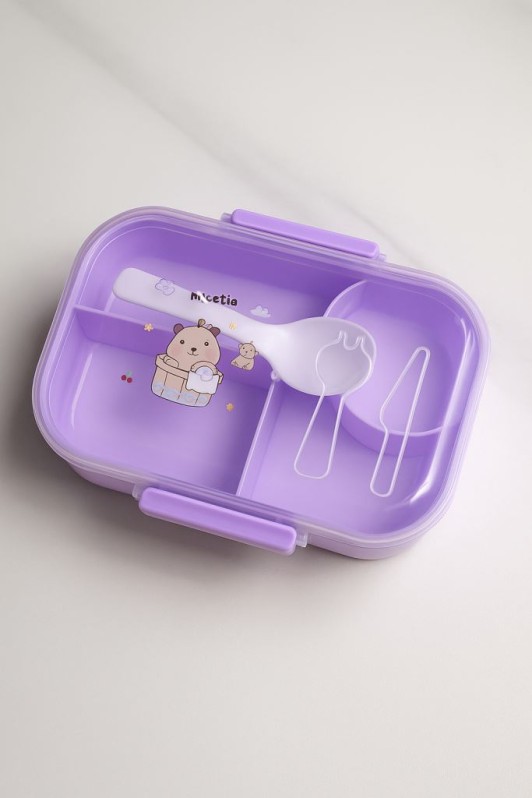 Ланчбокс "Capybara washing", purple (1090 мл) 