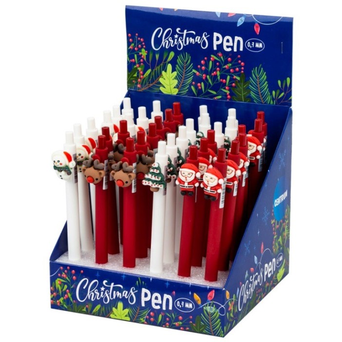 Ручка шариковая &quot;Новый год&quot;, синие чернила, 0.7мм, mix 