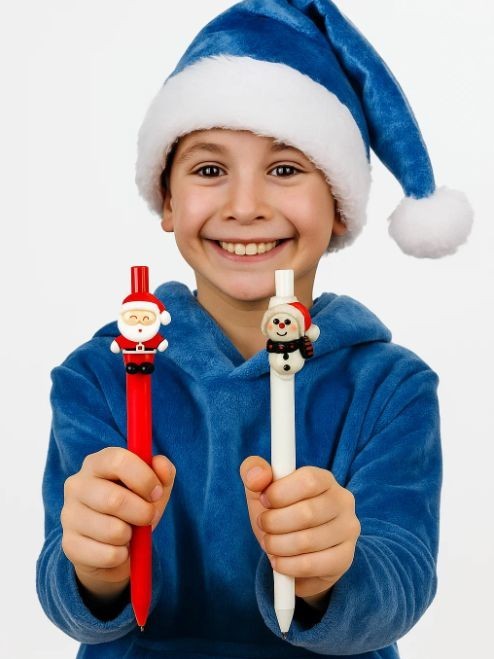 Ручка шариковая &quot;Новый год&quot;, синие чернила, 0.7мм, mix 