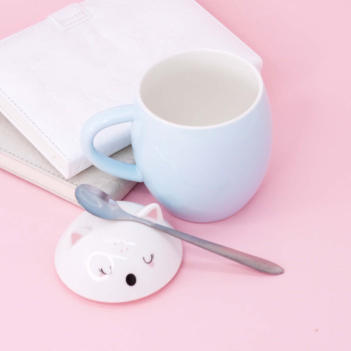 Кружка "Fox", light blue (450ml) 