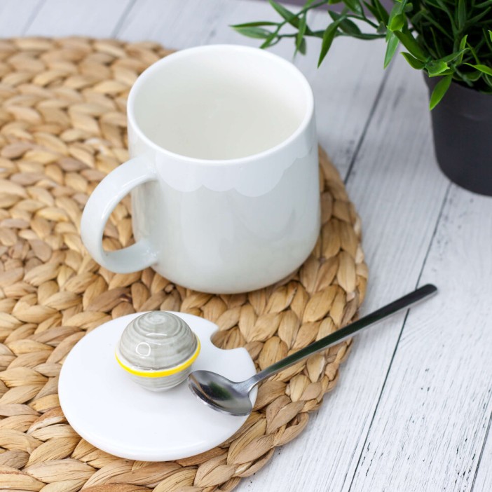 Кружка "Planet panda", gray 