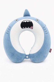 Мягкая игрушка-подушка для шеи "Shark", blue (30*30*10см)