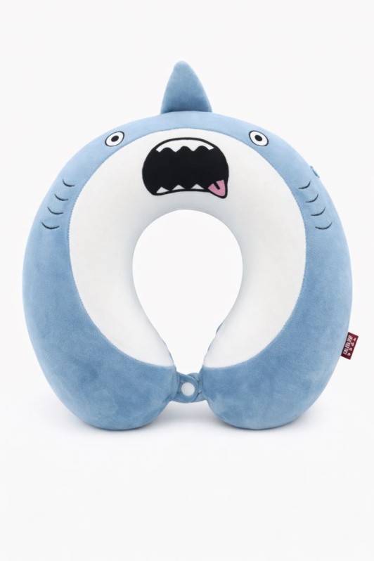 Мягкая игрушка-подушка для шеи "Shark", blue (30*30*10см) 