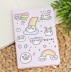 Блокнот (A5) &quot;Happy rainbow&quot;, pink (14.5*21) 