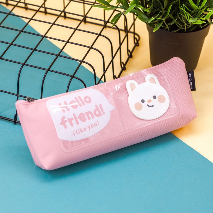 Пенал "Friend hare", pink 