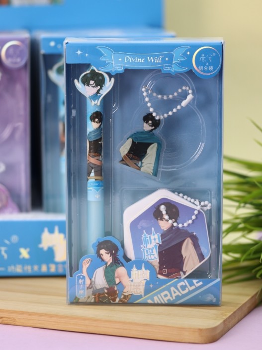 Набор ручка + 2 брелока &quot;Anime hero&quot;, mix 