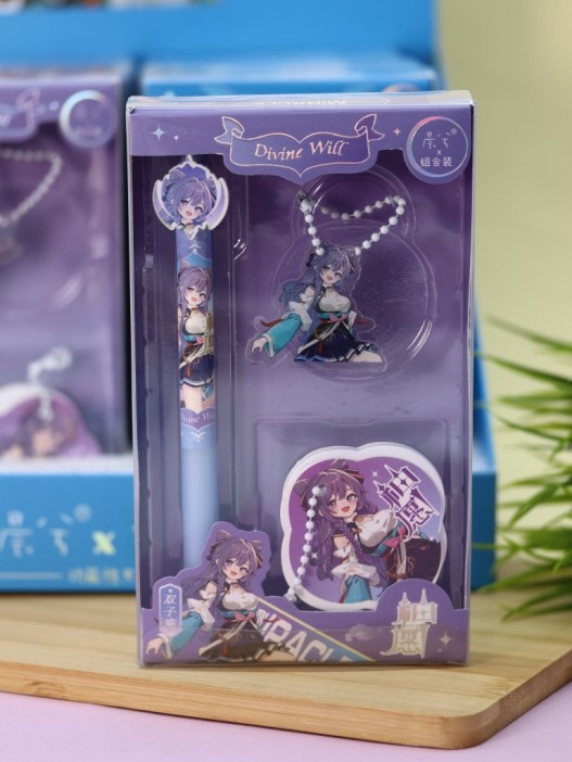 Набор ручка + 2 брелока &quot;Anime hero&quot;, mix 