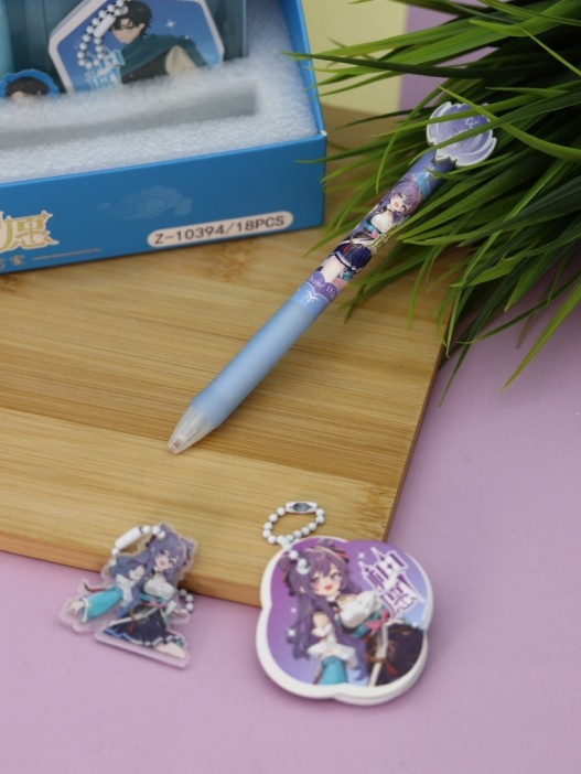 Набор ручка + 2 брелока &quot;Anime hero&quot;, mix 