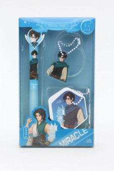 Набор ручка + 2 брелока "Anime hero", mix