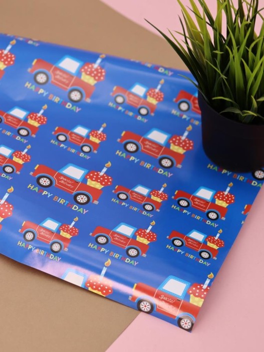 Упаковочная бумага «RoadWrap» 1 рулон, 50*70 см 