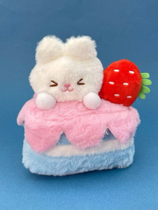 Мягкая игрушка &quot;Bunnie cake&quot;, red, 18 см 