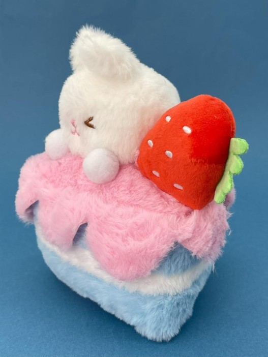 Мягкая игрушка &quot;Bunnie cake&quot;, red, 18 см 