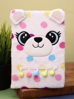 Блокнот плюшевый «Gummy bear», white