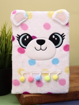 Блокнот плюшевый «Gummy bear», white