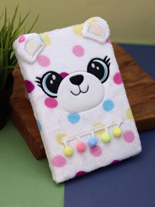 Блокнот плюшевый «Gummy bear», white 
