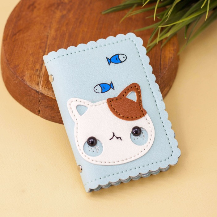 Визитница &quot;Head cat&quot;, blue 