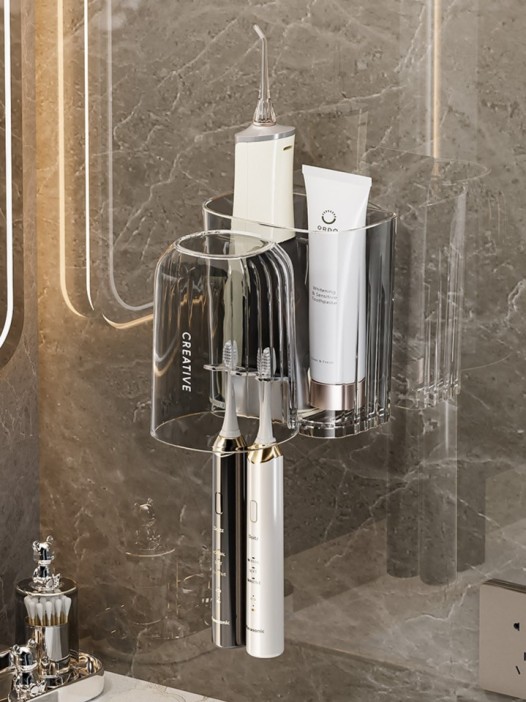 Настенный органайзер для ванной «Rain», white (10*11 см) 