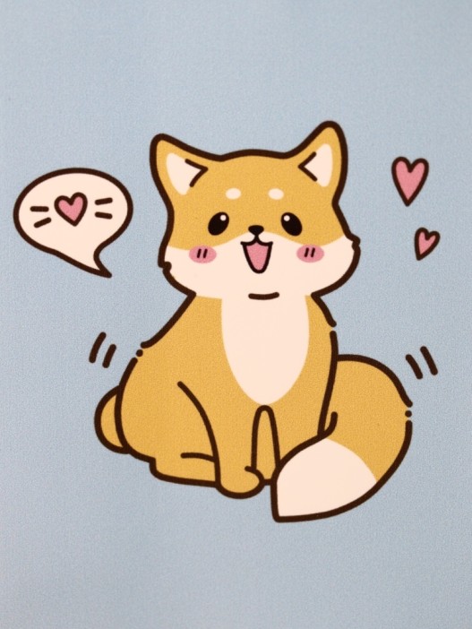 Обложка для паспорта Аниме «Fox», плотность 560 мкм 