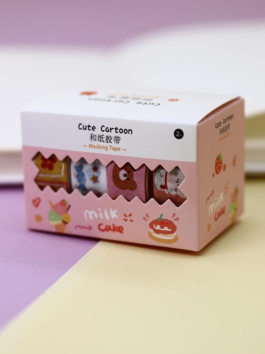 Набор декоративного скотча &quot;Cute cartoon Cake&quot;, pink 