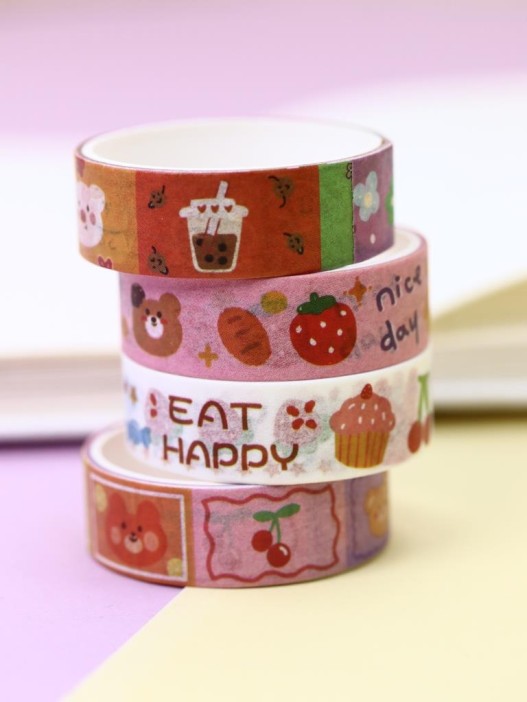 Набор декоративного скотча &quot;Cute cartoon Cake&quot;, pink 