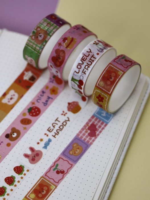 Набор декоративного скотча &quot;Cute cartoon Cake&quot;, pink 