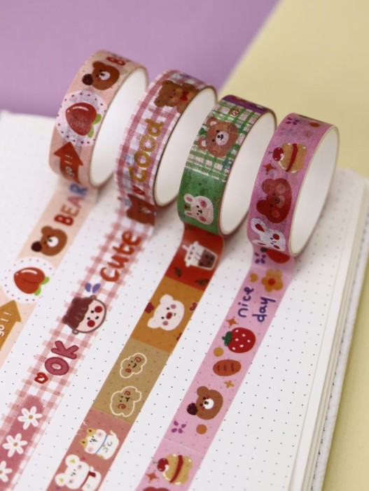 Набор декоративного скотча &quot;Cute cartoon Cake&quot;, pink 